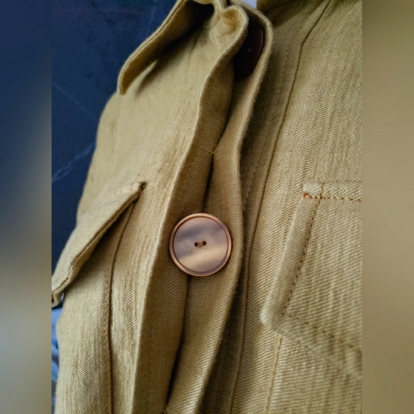 Massimo Dutti | Safari-styled Jacket with Belt - Picture 9 of 16